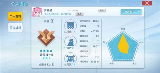 孤岛先锋天梯怎么冲分