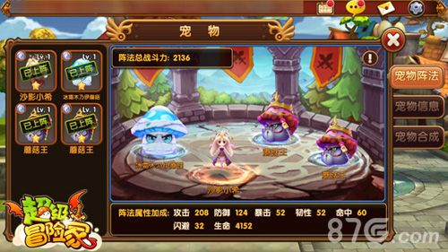 《超级冒险家》宠物阵法展示