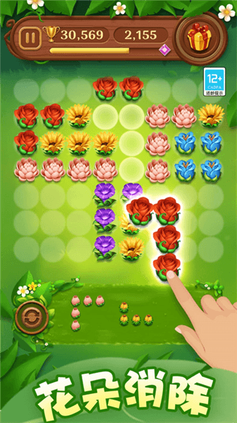 花朵轻松消小游戏宣传图