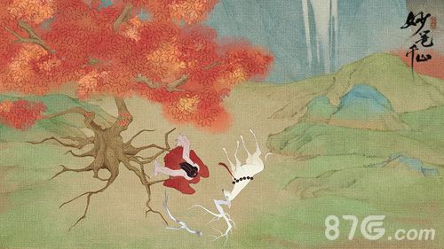 漫画——女魃和白鹿倒地