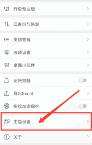 简约记账怎么设置主题颜色2