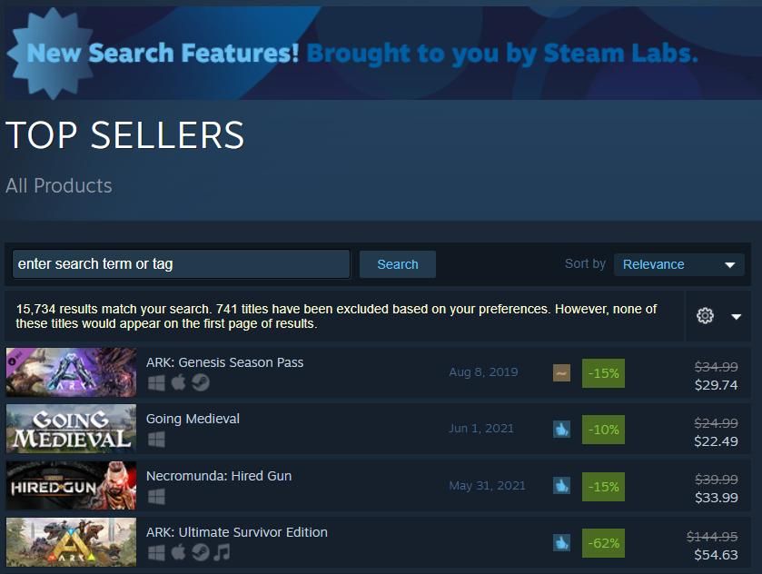 《方舟生存进化:创世第二季》发售当日即获Steam销量榜冠军 《方舟生存进化:创世第二季》发售当日即获Steam销量榜冠军