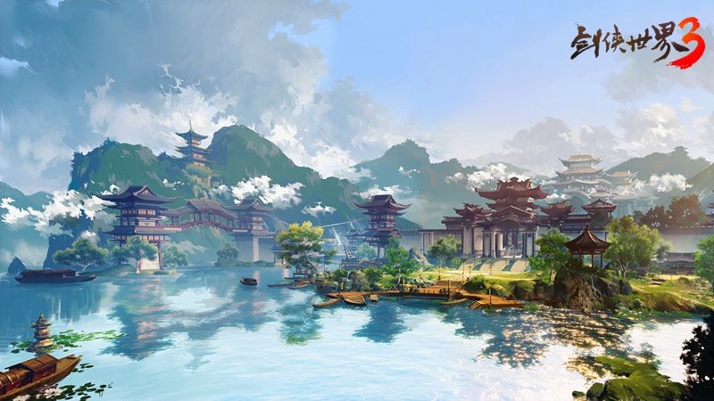 堪比大宋宫词!《剑侠世界3》临安主城精美绝伦 堪比大宋宫词!《剑侠世界3》临安主城精美绝伦