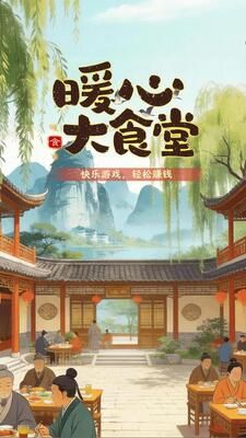 暖心大食堂赚钱游戏宣传图