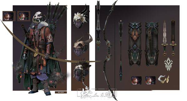 《墲人之境:探索》守墓人 角色概念设定图公布 《墲人之境:探索》守墓人 角色概念设定图公布