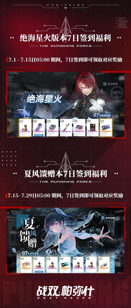 阔海星火,燃亮今夏!《战双帕弥什》全新版本「绝海星火」 今日开启! 阔海星火,燃亮今夏!《战双帕弥什》全新版本「绝海星火」 今日开启!