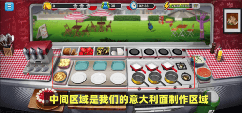 模拟餐厅九游版意大利面美食街菜品制作攻略1
