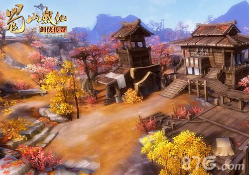 蜀山战纪手游-莽苍山原画