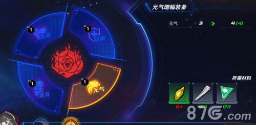 RWBY手游装备元气强化需要什么材料