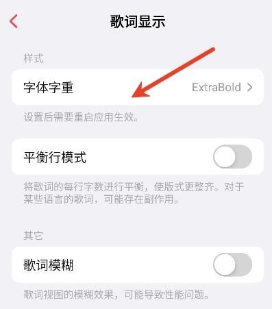 怎么设置歌词显示配图3