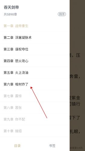 全本免费快读小说6怎么看目录