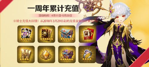 (《十二战纪》一周年累计充值活动)