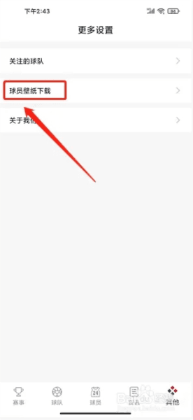 怎么下载球员壁纸配图1