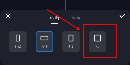 亲拍app如何制作1:1视频图片2