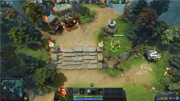 Dota2手机版宣传图