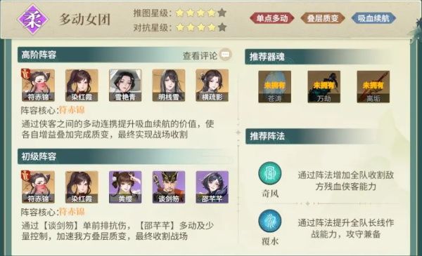 主流阵容推荐配图2