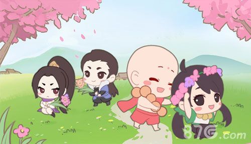 鲜花节、仙女节,青春少女靓春日