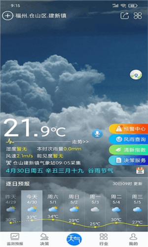 知天气决策版福建版软件特色