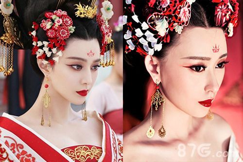 “乌鸦”COS武媚娘对比照,装饰还原度惊呆拍照小伙伴