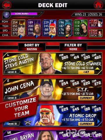 WWE超级卡牌上架ios 职业摔角选手的传奇人生2