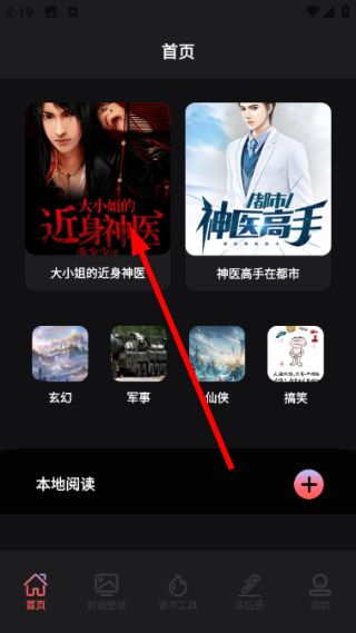疯情小说阅读器怎么导入书籍配图1