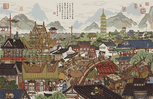 江南百景图补天石图片