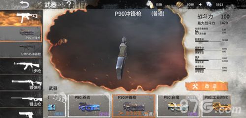 黎明之路P90冲锋枪图片
