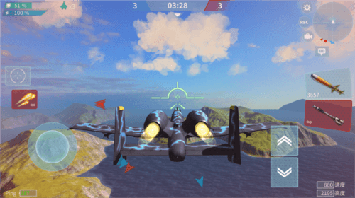 现代空战3d九游版界面功能介绍
6