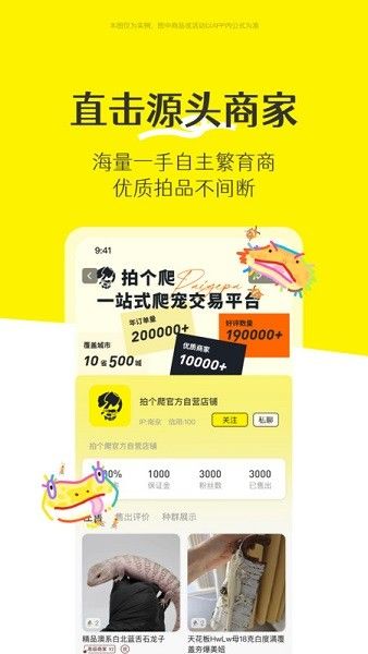 拍个爬平台宣传图
