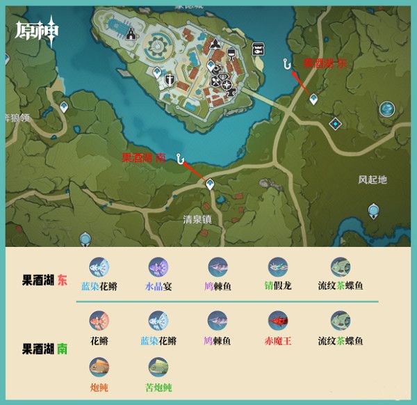钓鱼点攻略配图2