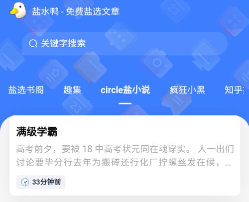 盐水鸭小说app软件特色