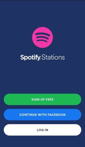 Spotify Stations app宣传图