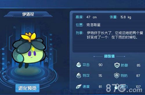 赛尔号星球大战草系精灵伊洛花