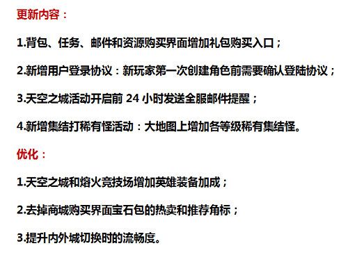 巨龙之战新版更新内容