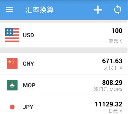 汇率换算1