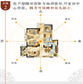 风水罗盘指南针软件免费版 户型分析介绍配图2