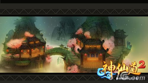神仙道2手游浓郁国风场景