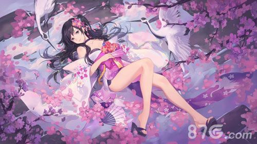 人在花中卧,人比花更艳