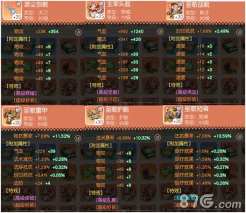 梦想新大陆装备