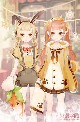 《花语学园》毛茸茸的谢礼套装展示