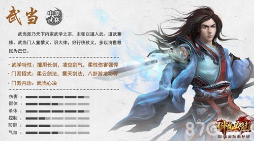 卧虎藏龙手游中原武当门派解析