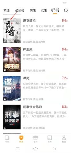 爱看书怎么听书2
