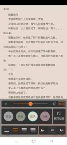 铁血读书怎么设置字体大小3