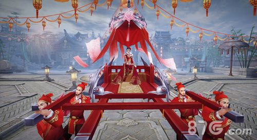 镇魂街吉服加身、神骏花轿,巡游天阙王城