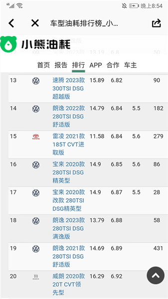 怎么查各个车的油耗配图5