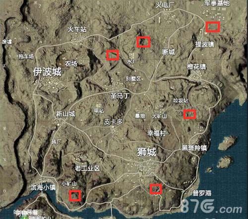 《和平精英》沙漠防空洞位置分布
