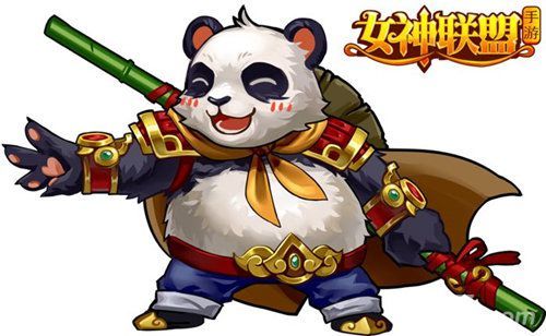 女神联盟手游 新英雄胖达原画