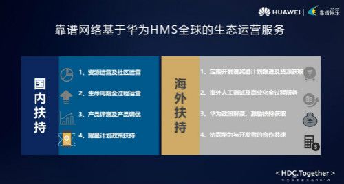 (靠谱网络基于华为HMS全球生态运营服务)