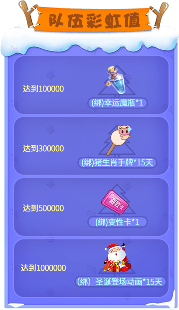 队伍彩虹值