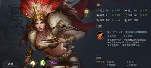荣耀新三国祝融怎么样